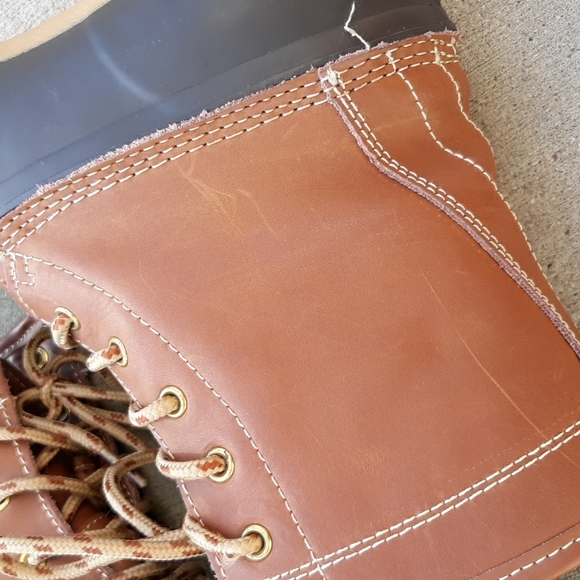 Khombu Sz 6 Letty Lace Up Steel Shank Duck Boots - Picture 15 of 17